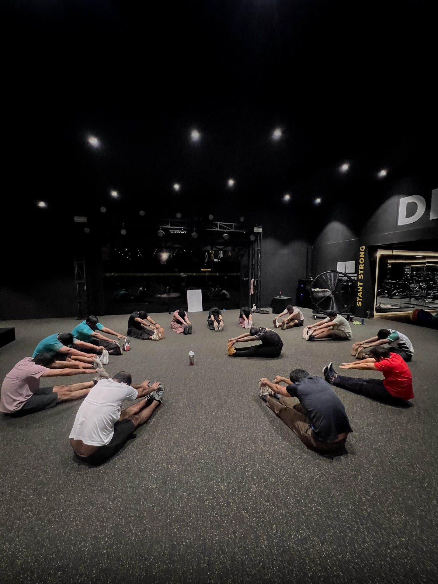 Group floor session